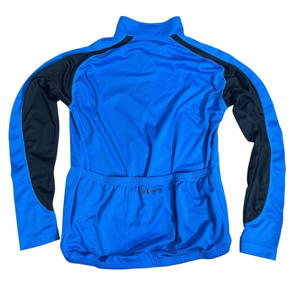 GUC Canari Blue/Black Front Zip Men’s Cycling Jersey Sz M - Picture 2 of 8